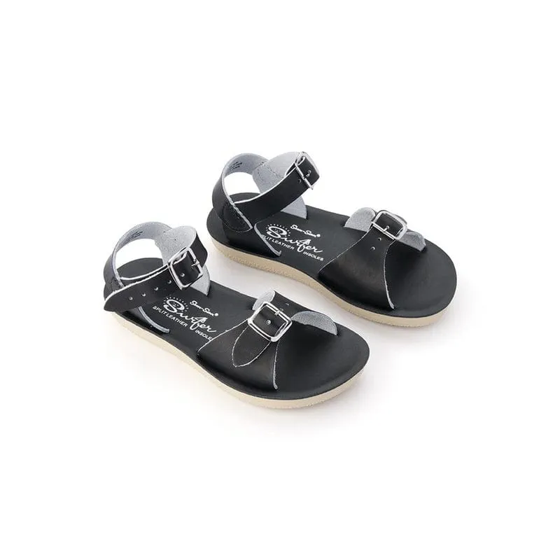 Salt Water Sun-San Surfer Sandal - Black