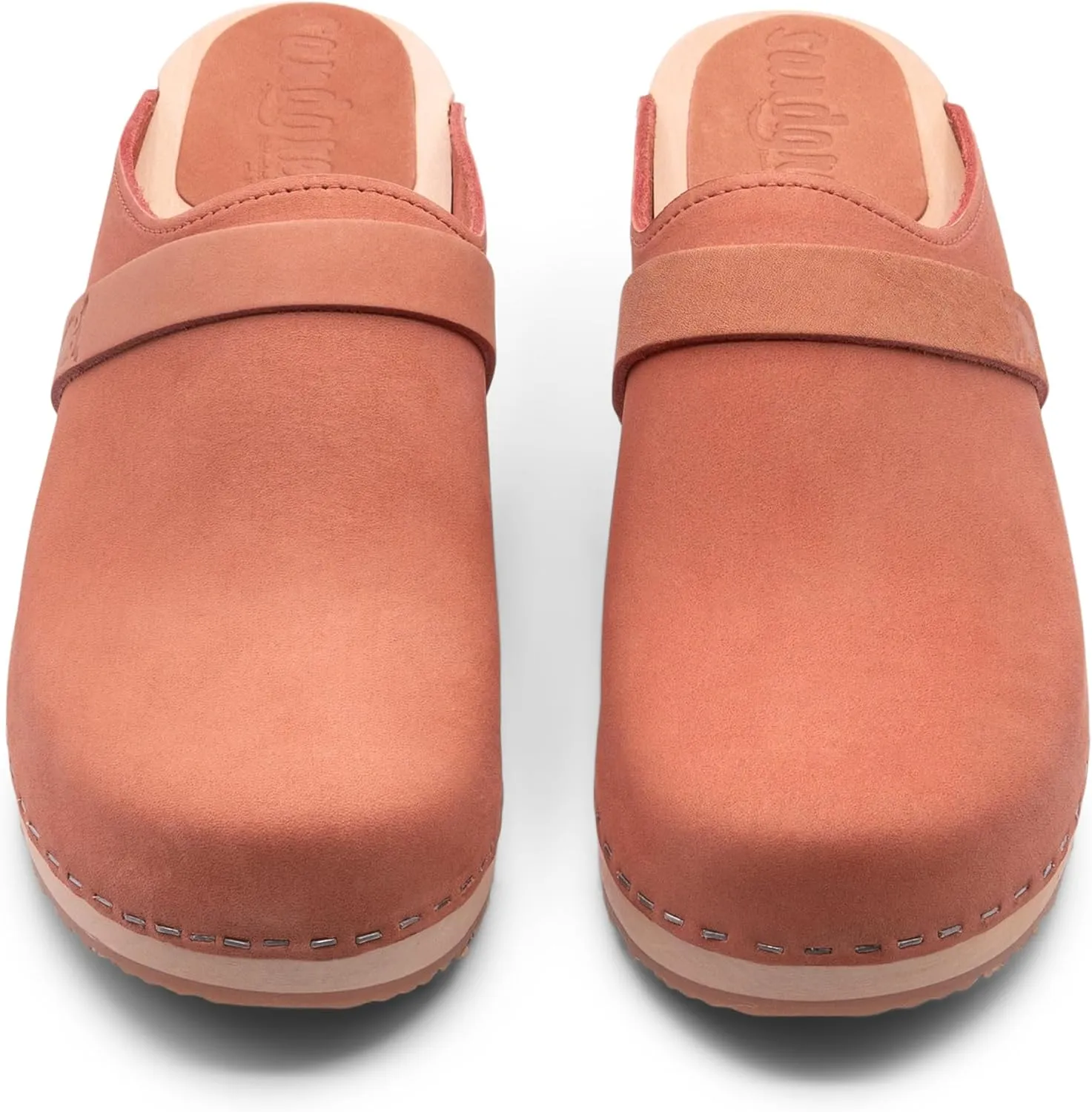 Sandgrens Handmade Swedish Wood Clogs for Women, Low Heel Mule | Tokyo