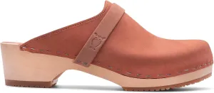 Sandgrens Handmade Swedish Wood Clogs for Women, Low Heel Mule | Tokyo
