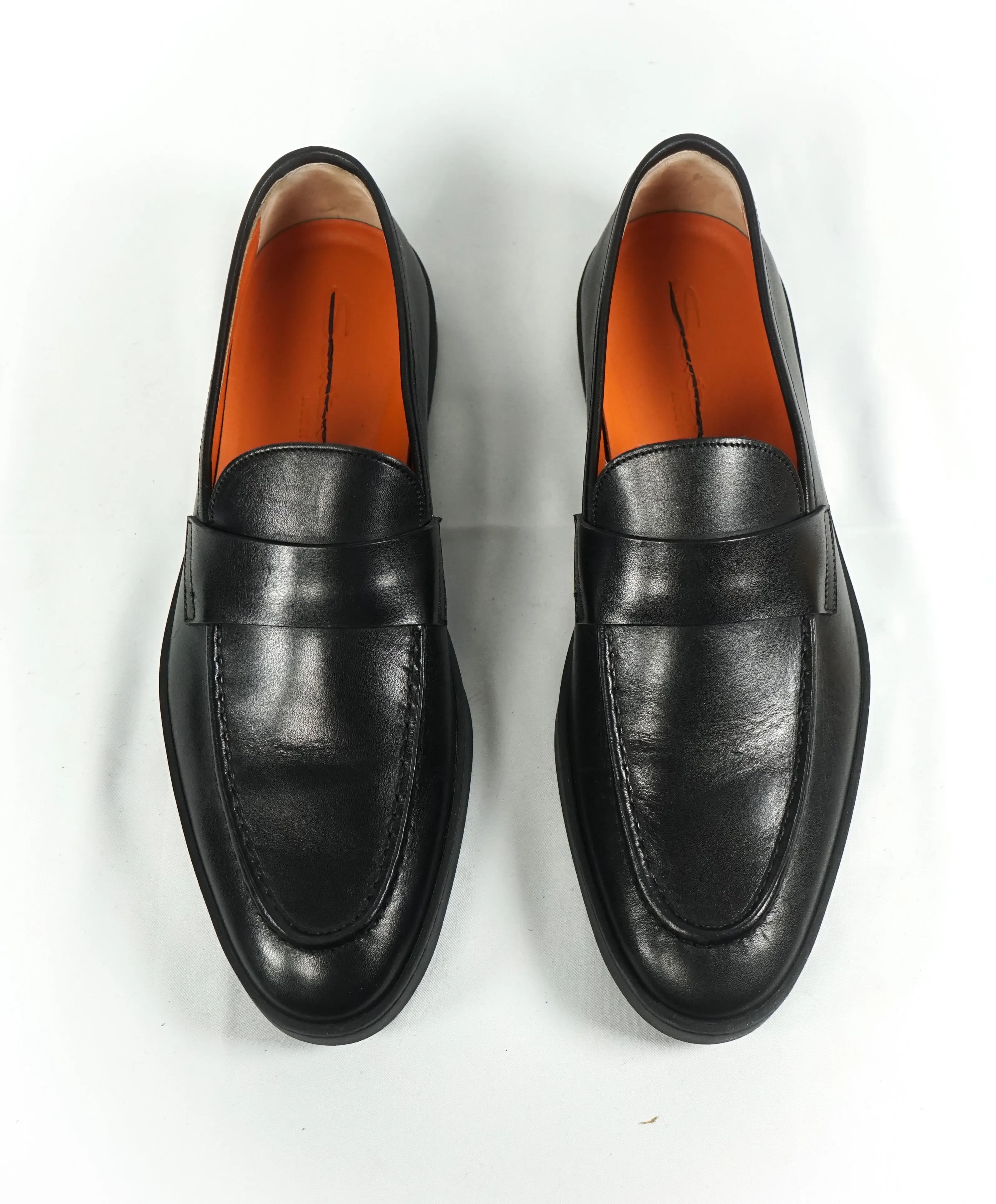 SANTONI - “Dane” Dress Slip On Leather Sneaker & Loafer - 9