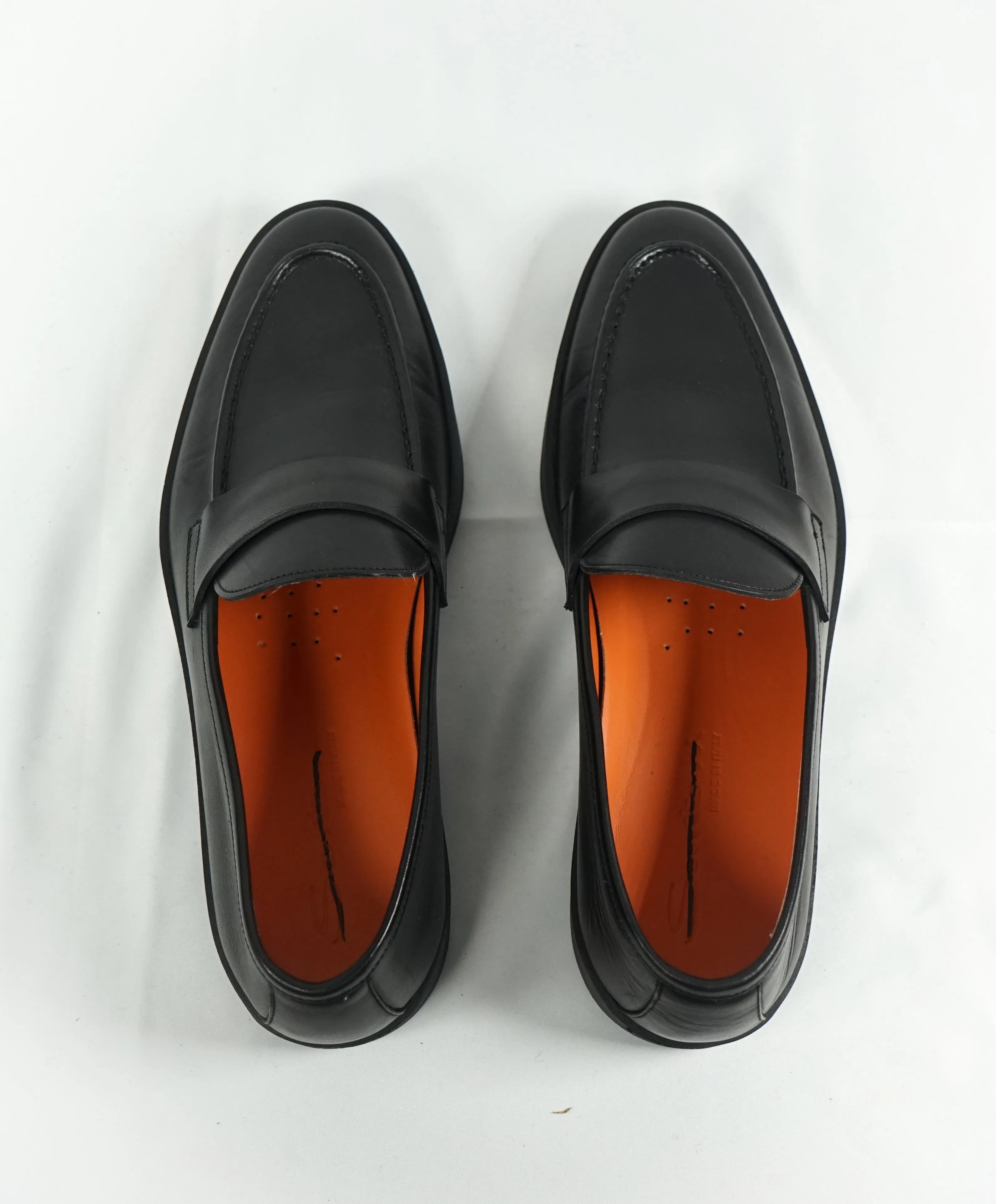 SANTONI - “Dane” Dress Slip On Leather Sneaker & Loafer - 9