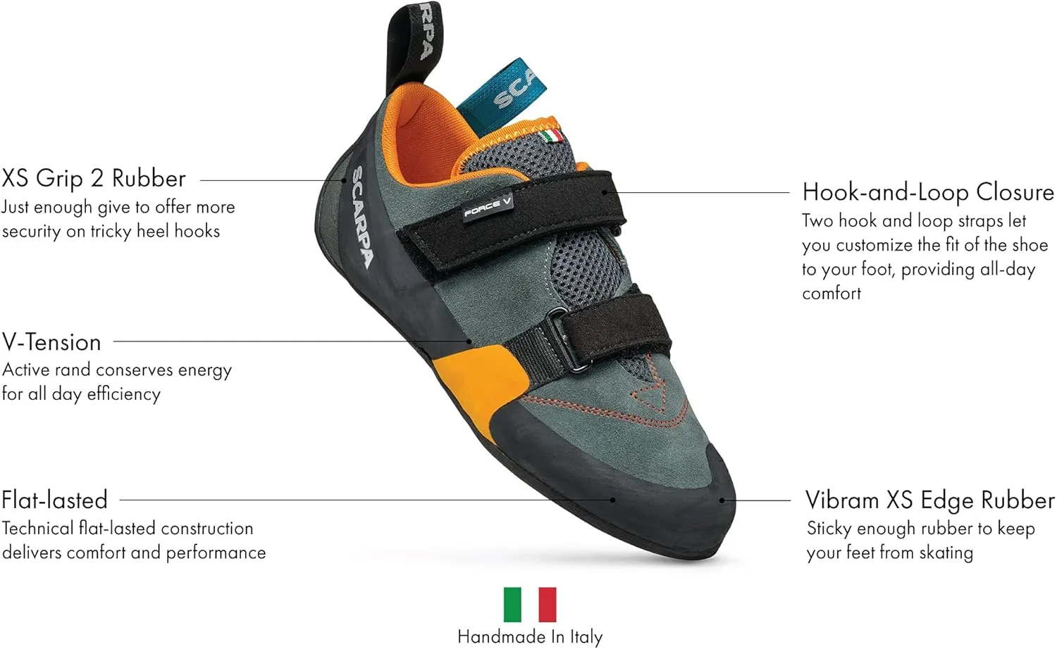 SCARPA Men's Force V Climbing Shoe