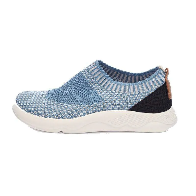 Sicily Blue Kid Sneakers