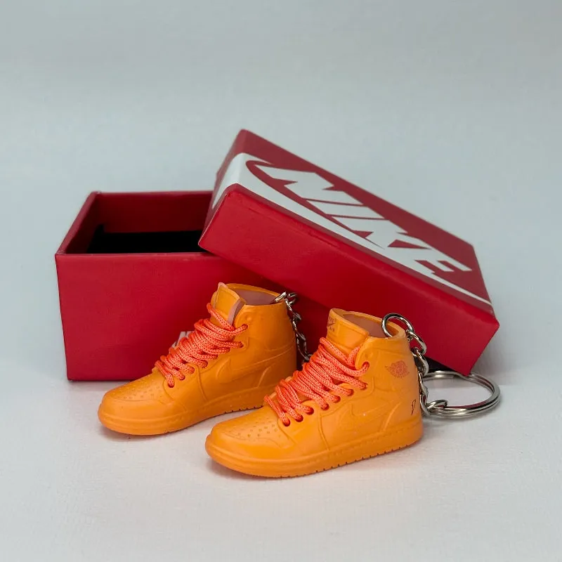 Single Sneaker Keychain - AJ1 Gatorade High With Box