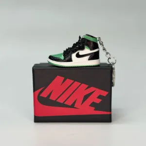 Single Sneaker Keychain - AJ1 Green Glow High With Box
