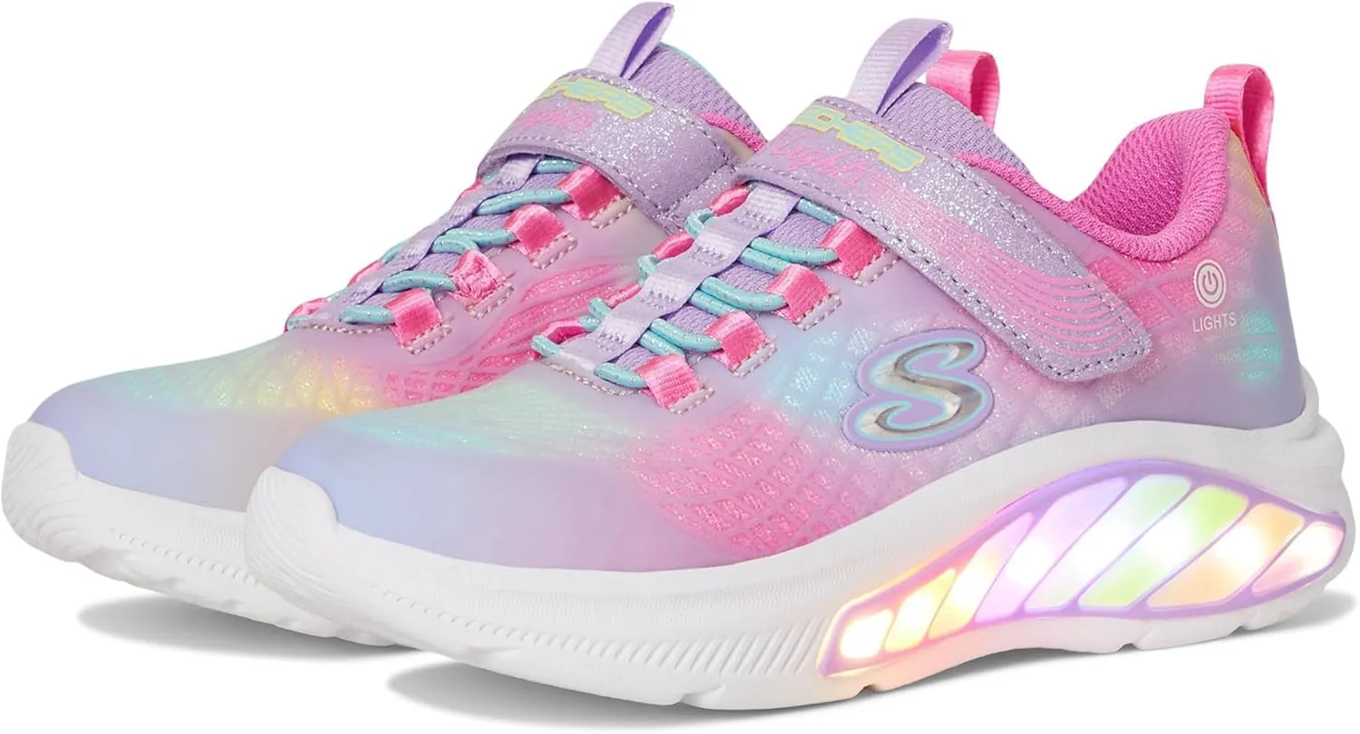 Skechers Girl's Cruisers-Rainbow Reflectin Sneaker