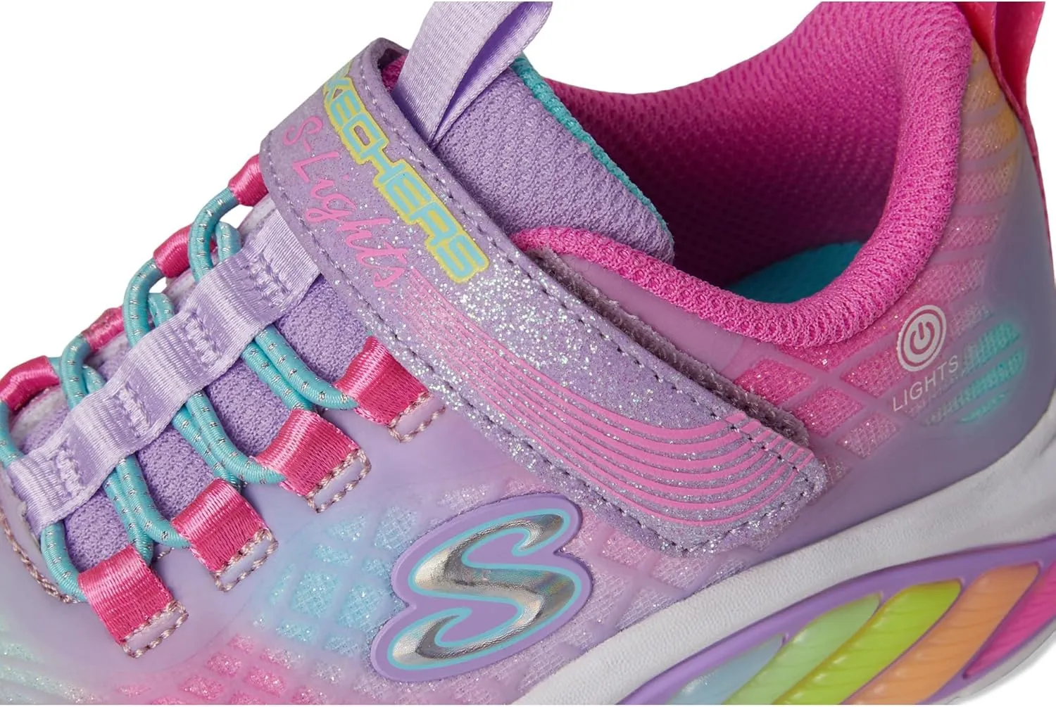 Skechers Girl's Cruisers-Rainbow Reflectin Sneaker