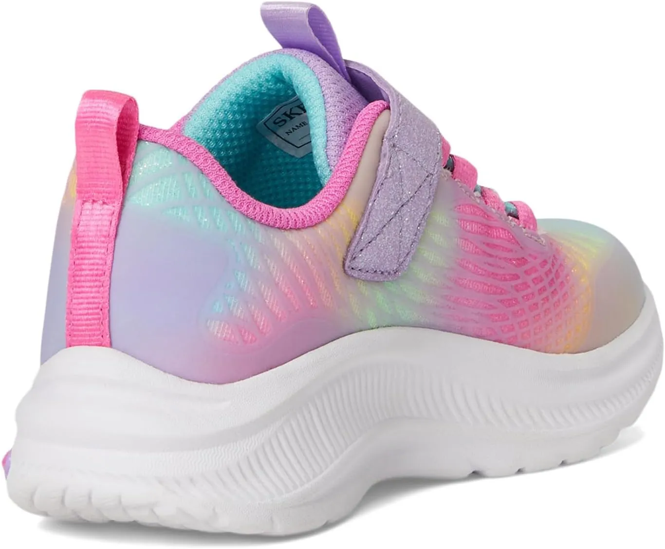 Skechers Girl's Cruisers-Rainbow Reflectin Sneaker