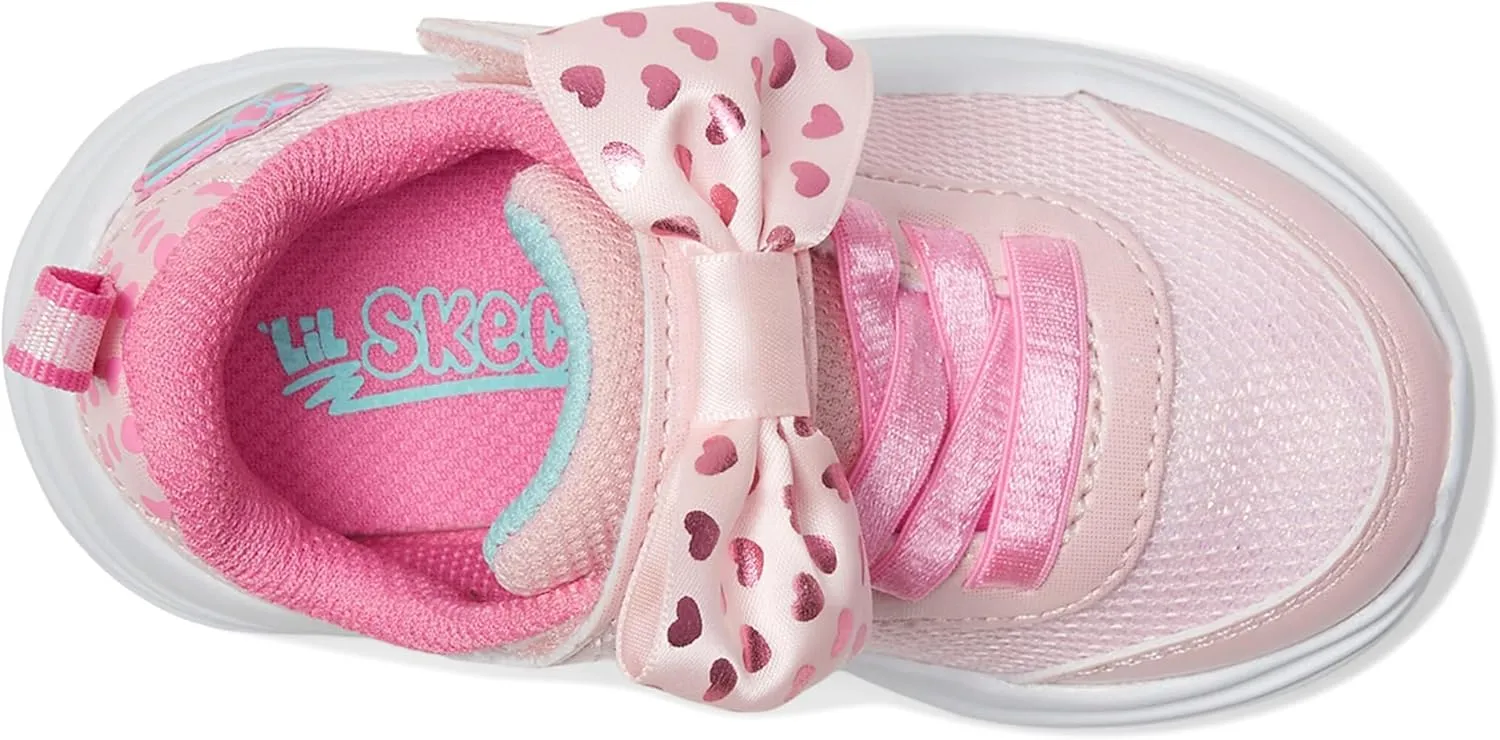 Skechers Girls' Dreamy Dancer-Xtra Bow Sneaker