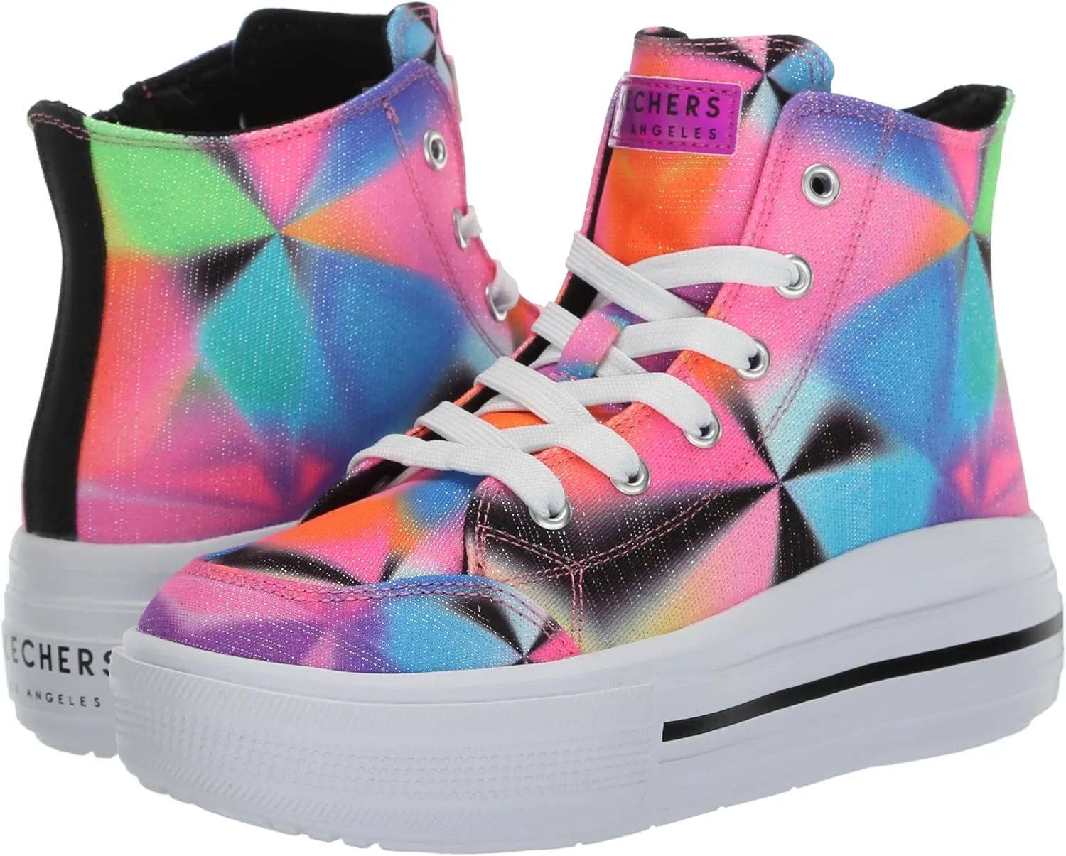 Skechers Girl's Hyperflift-Prism Party Sneaker