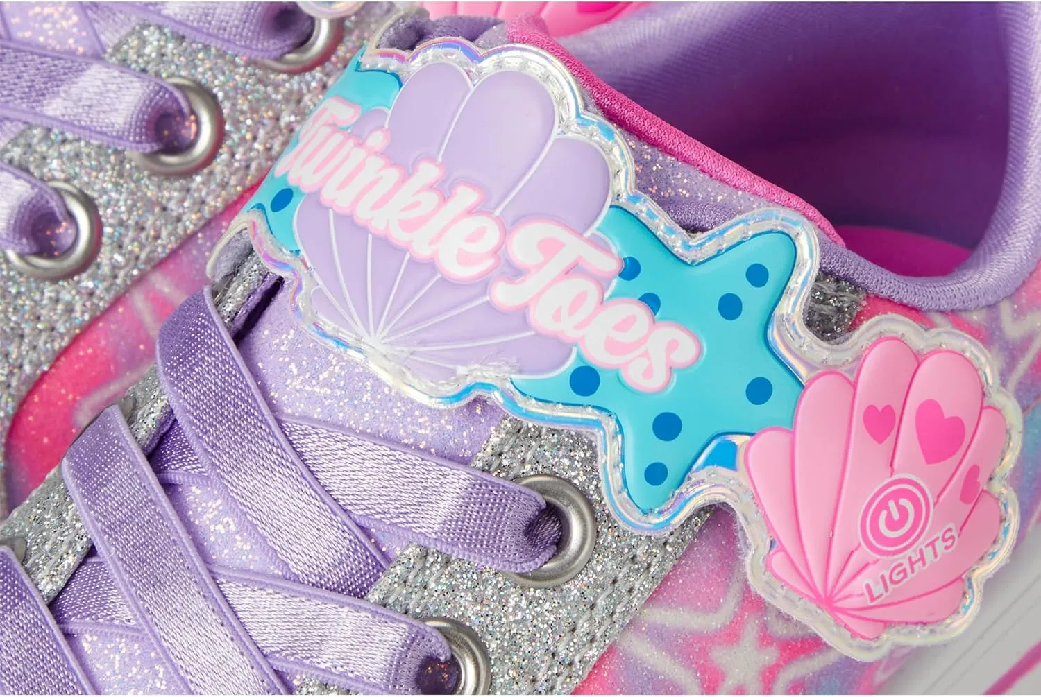 SKECHERS Girl's Twinkle Sparks-Underwater Magic Sneaker