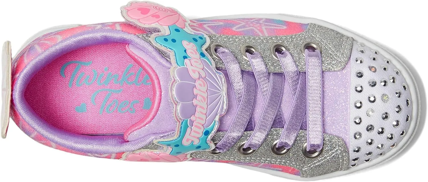 SKECHERS Girl's Twinkle Sparks-Underwater Magic Sneaker