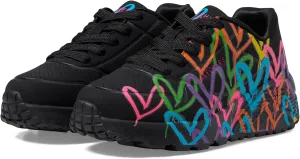 Skechers Girls' Uno Lite spread the Love