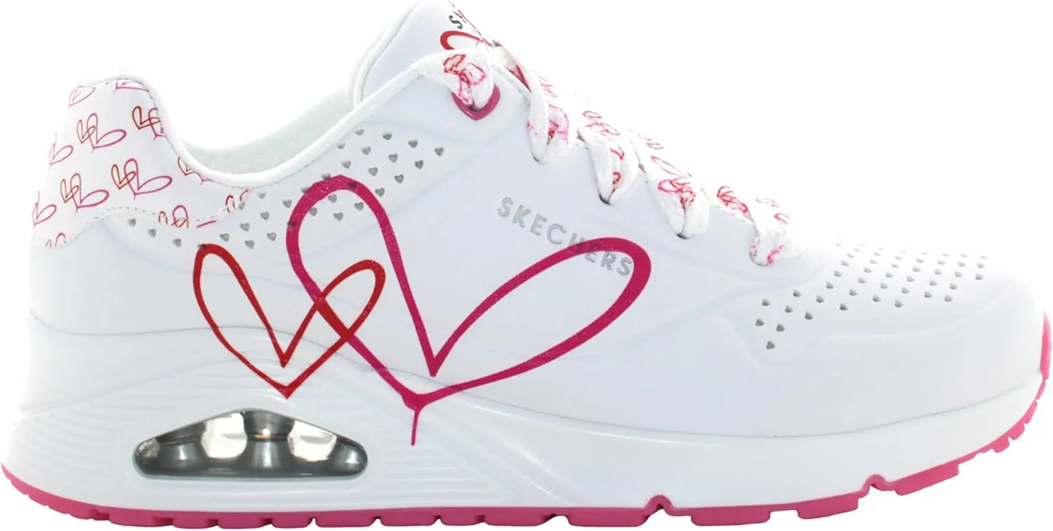 Skechers Women's Uno-Twin Hearts Sneaker