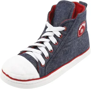 Sneaker Slippers for Women Womens Girls Fun Plush Non-Skid Slip-On Indoor House Floor Sneaker Slippers for Women Boots