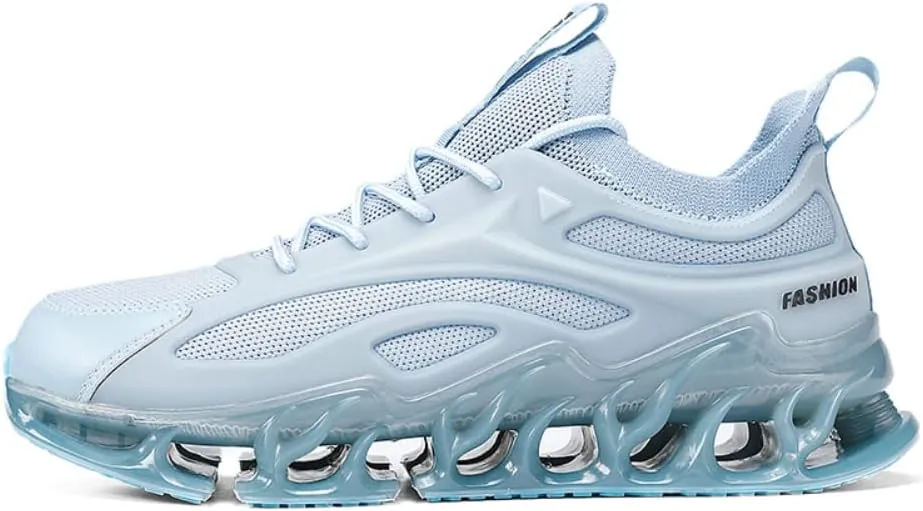 Sneakers for Men Mesh Upper TPU Basketball Sport Feather Pattern Lace Up Fashion Outdoor Sport Breathable Elastic Sole Casual Sneaker Tenis para Hombre Designer Running Shoes