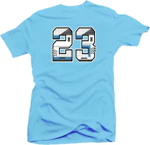 SNELOS Jordan 3 UNC Cement Sneaker Shirt to Match
