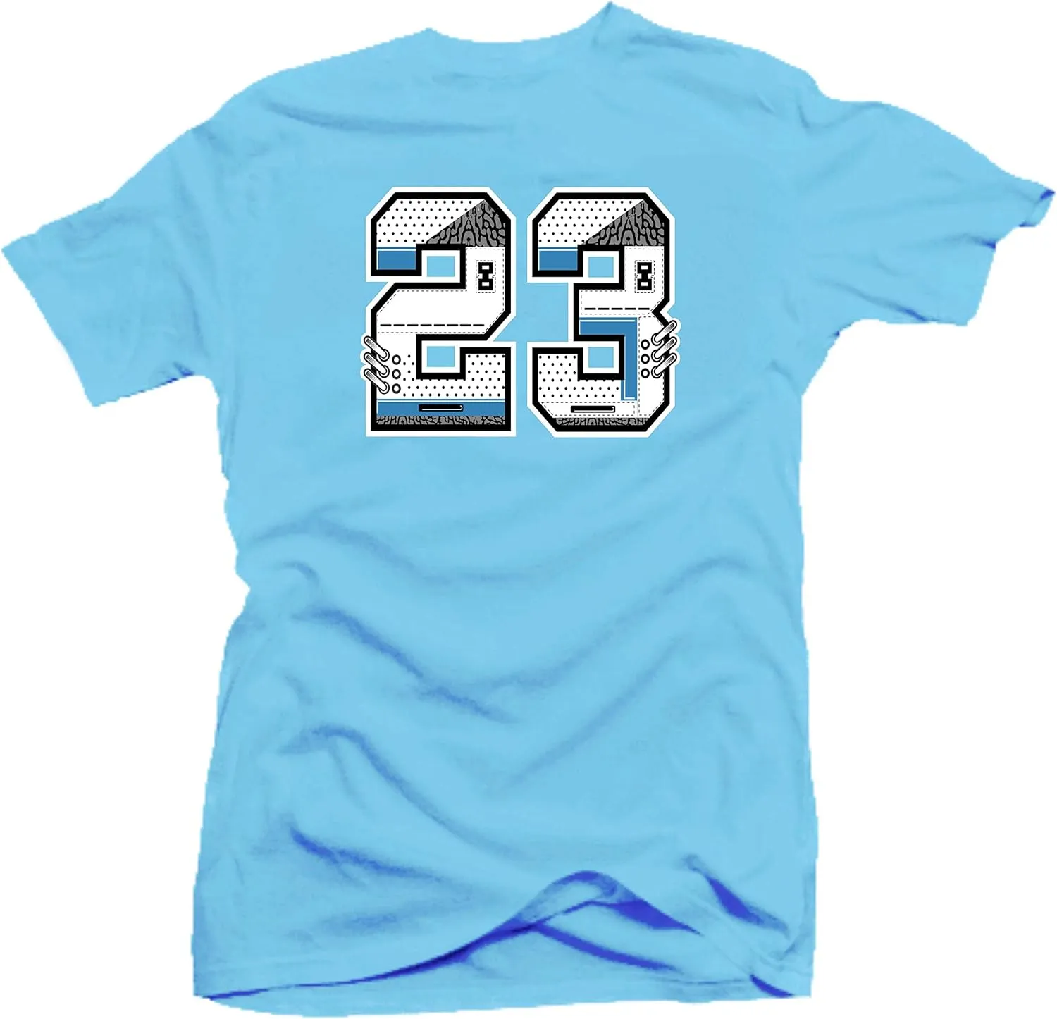 SNELOS Jordan 3 UNC Cement Sneaker Shirt to Match