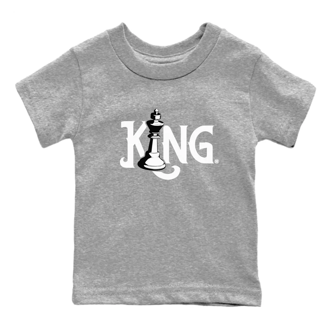 SNRT King 1 Chess Sneaker Grey Kids Tees Flexible customer care - Jordan Wolf Air Positive testimonials