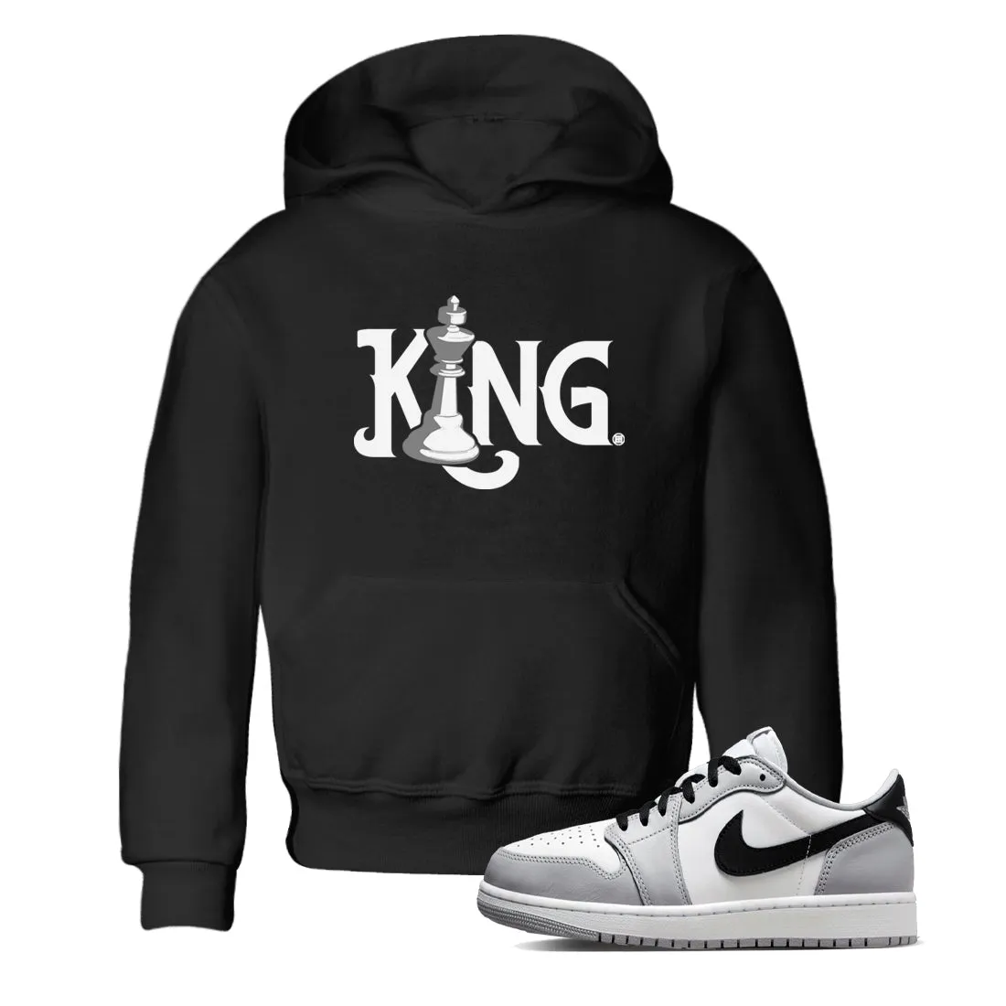 SNRT King 1 Chess Sneaker Grey Kids Tees Flexible customer care - Jordan Wolf Air Positive testimonials