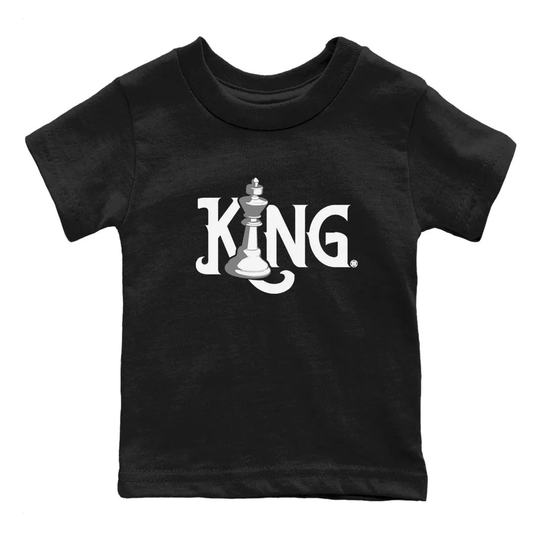 SNRT King 1 Chess Sneaker Grey Kids Tees Flexible customer care - Jordan Wolf Air Positive testimonials