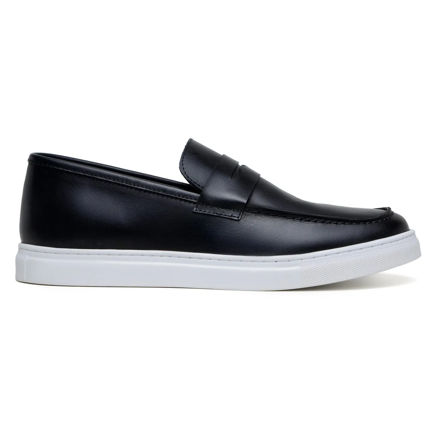 Studio Belvedere Elliot Men's Shoes Nappa Leather Slip-On Penny Sneaker (SBV1004)