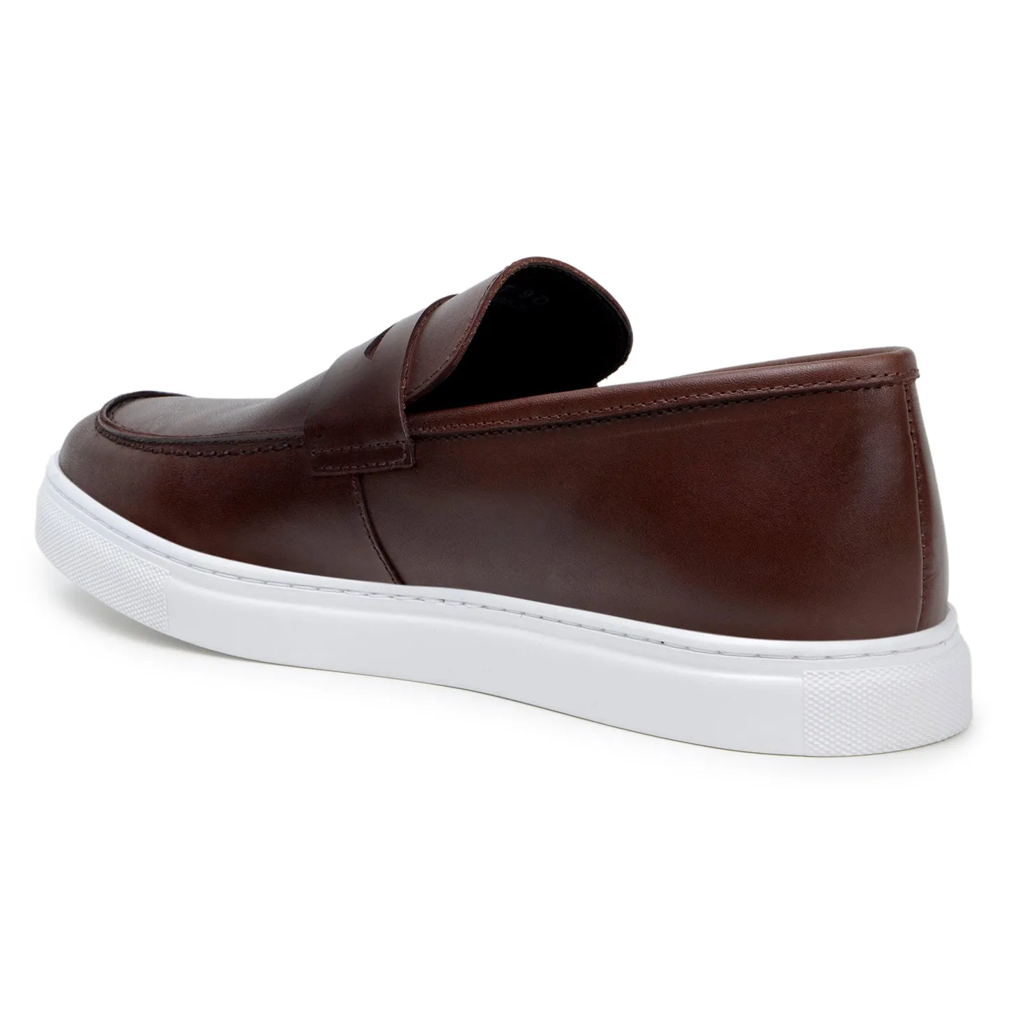 Studio Belvedere Elliot Men's Shoes Nappa Leather Slip-On Penny Sneaker (SBV1004)