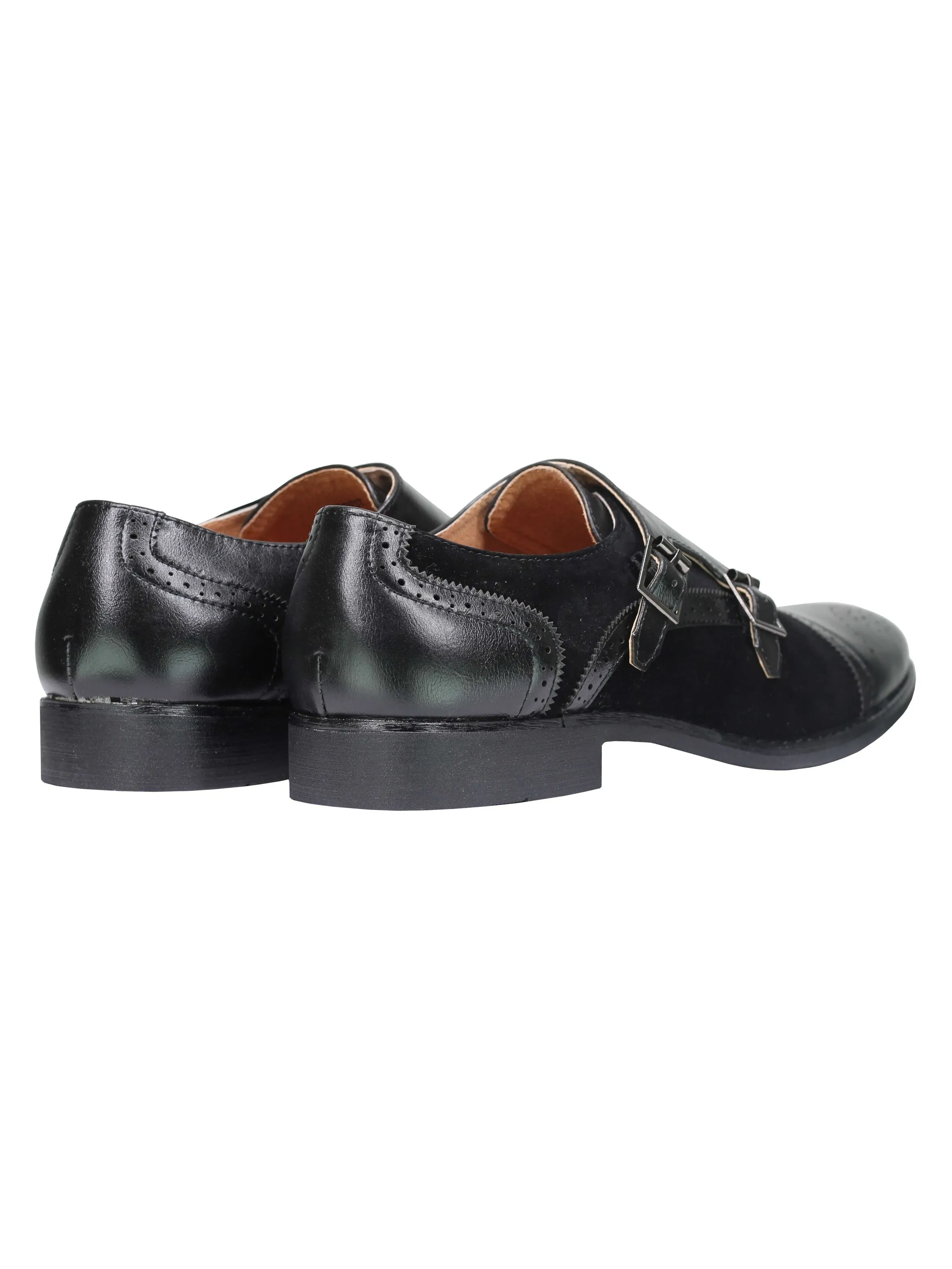 SUEDE - MONK STRAP SHOES