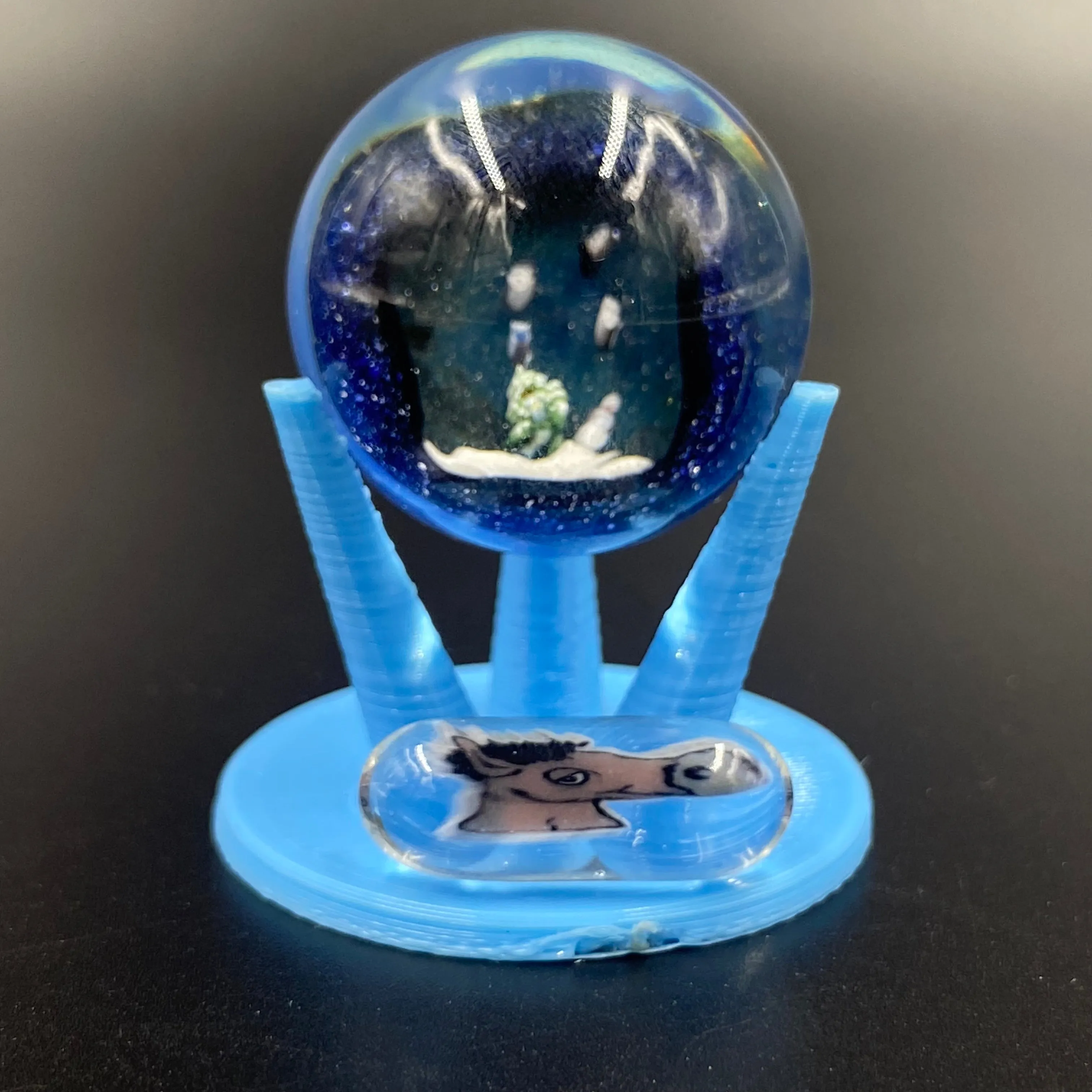 Surfrat Glass - Frosty Trees Mule Millie Marble and Pill Set