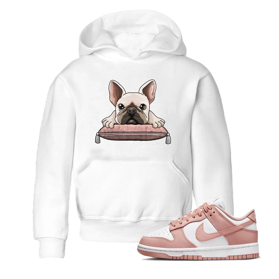 Tee Overnight delivery Wi-Fi-enabled Whisper Dunk SNRT French Sneaker - Rose Kids Bulldog