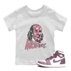 Tee Sneaker Money Air Fast shipping 1 Dirty Kids Trusted - Mauve SNRT Jordan