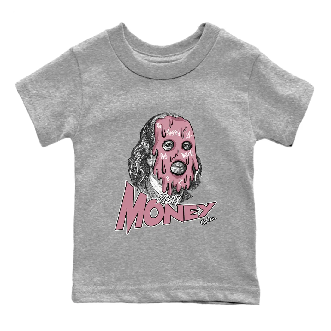 Tee Sneaker Money Air Fast shipping 1 Dirty Kids Trusted - Mauve SNRT Jordan