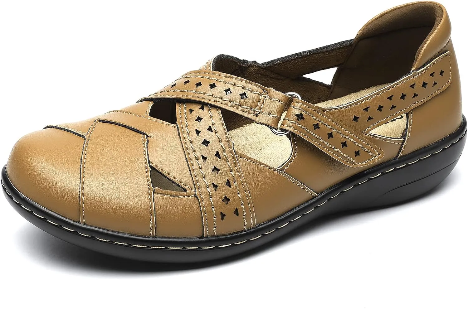 TERRIKAT Women's Casual Loafers Cute Slip On Comfort Walking Flats Leather Driving Moccasins Fashion Closed Toe Boat Shoes