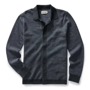The Nichols Polo in Navy Birdseye