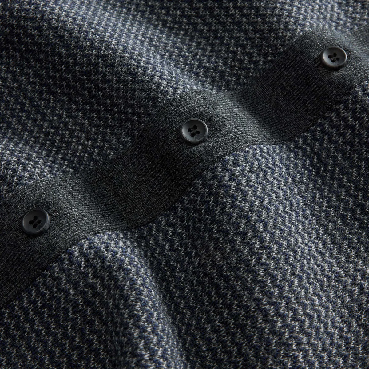 The Nichols Polo in Navy Birdseye