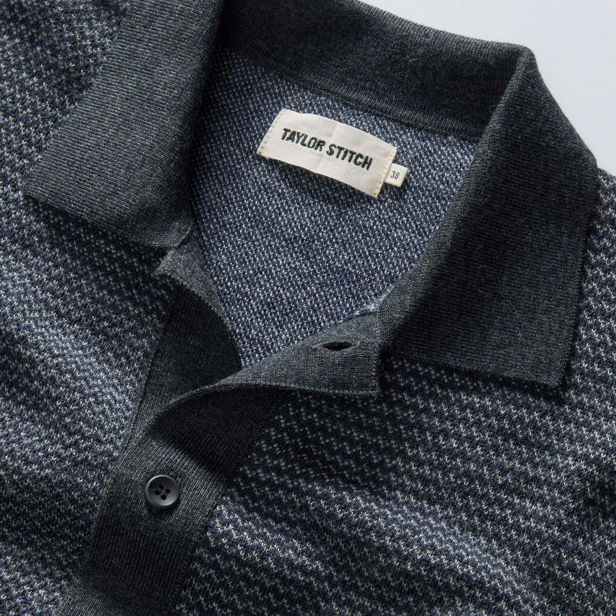 The Nichols Polo in Navy Birdseye
