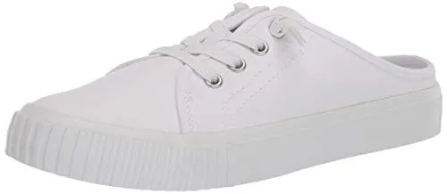 Timberland Women's Skyla Bay Canvas Mule, White, 070M Medium US