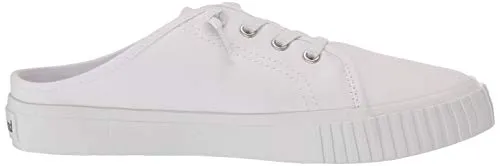 Timberland Women's Skyla Bay Canvas Mule, White, 070M Medium US