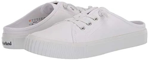 Timberland Women's Skyla Bay Canvas Mule, White, 070M Medium US