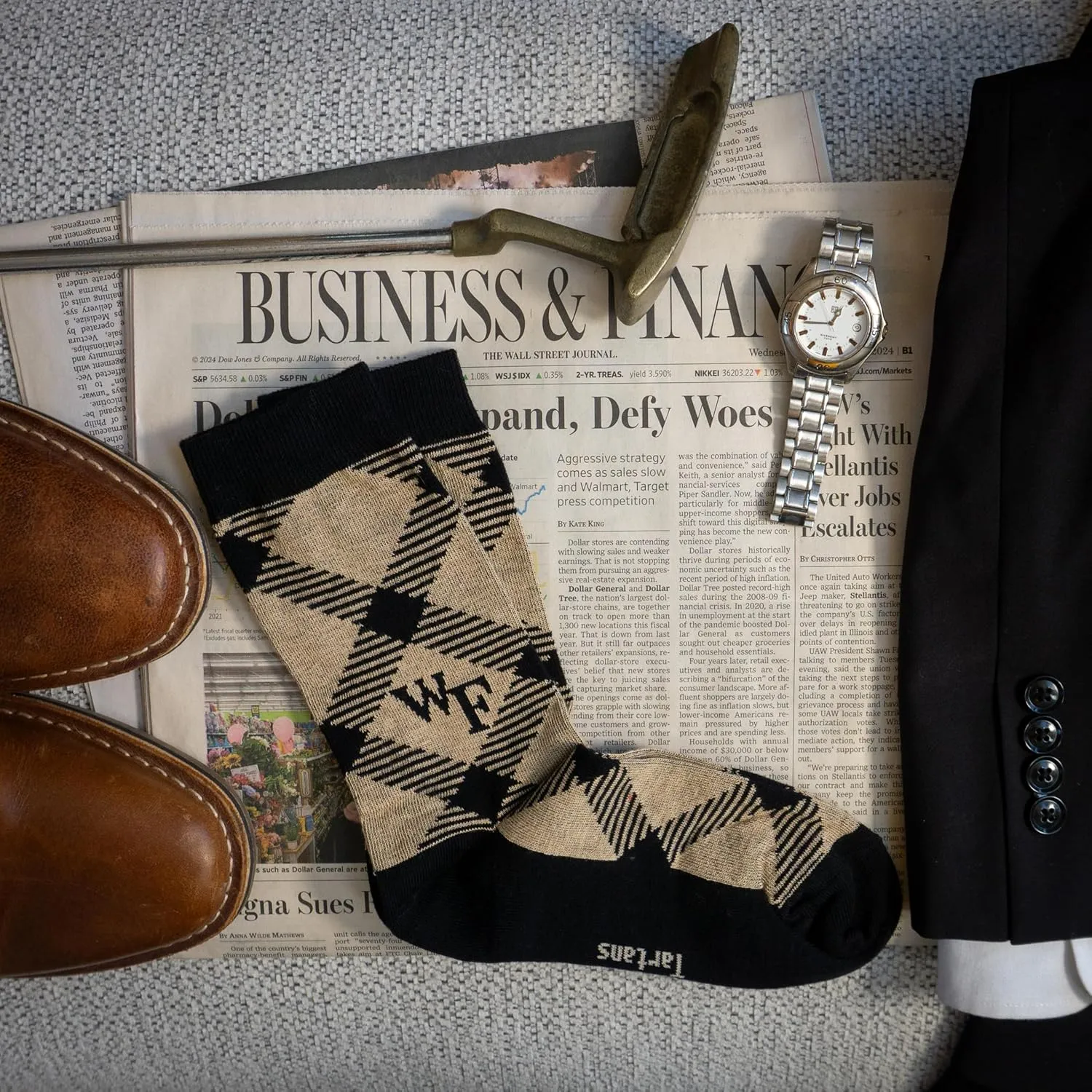Timeless Tartans Cotton Blend Socks