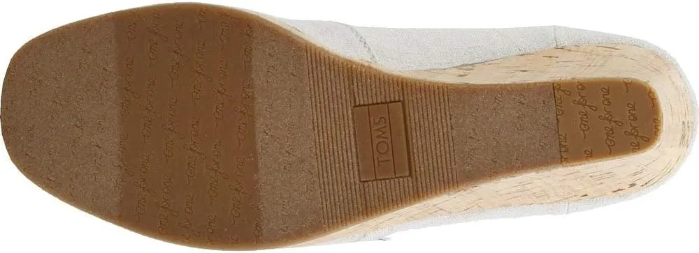 TOMS Women's Classic Espadrille Wedge Sandal