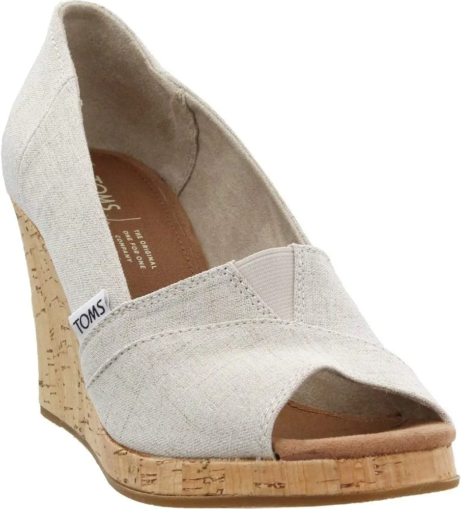 TOMS Women's Classic Espadrille Wedge Sandal