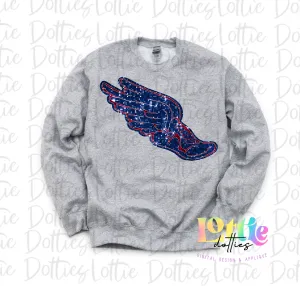 Track Shoe PNG - Track Shoe Sublimation- Digital Download - Navy