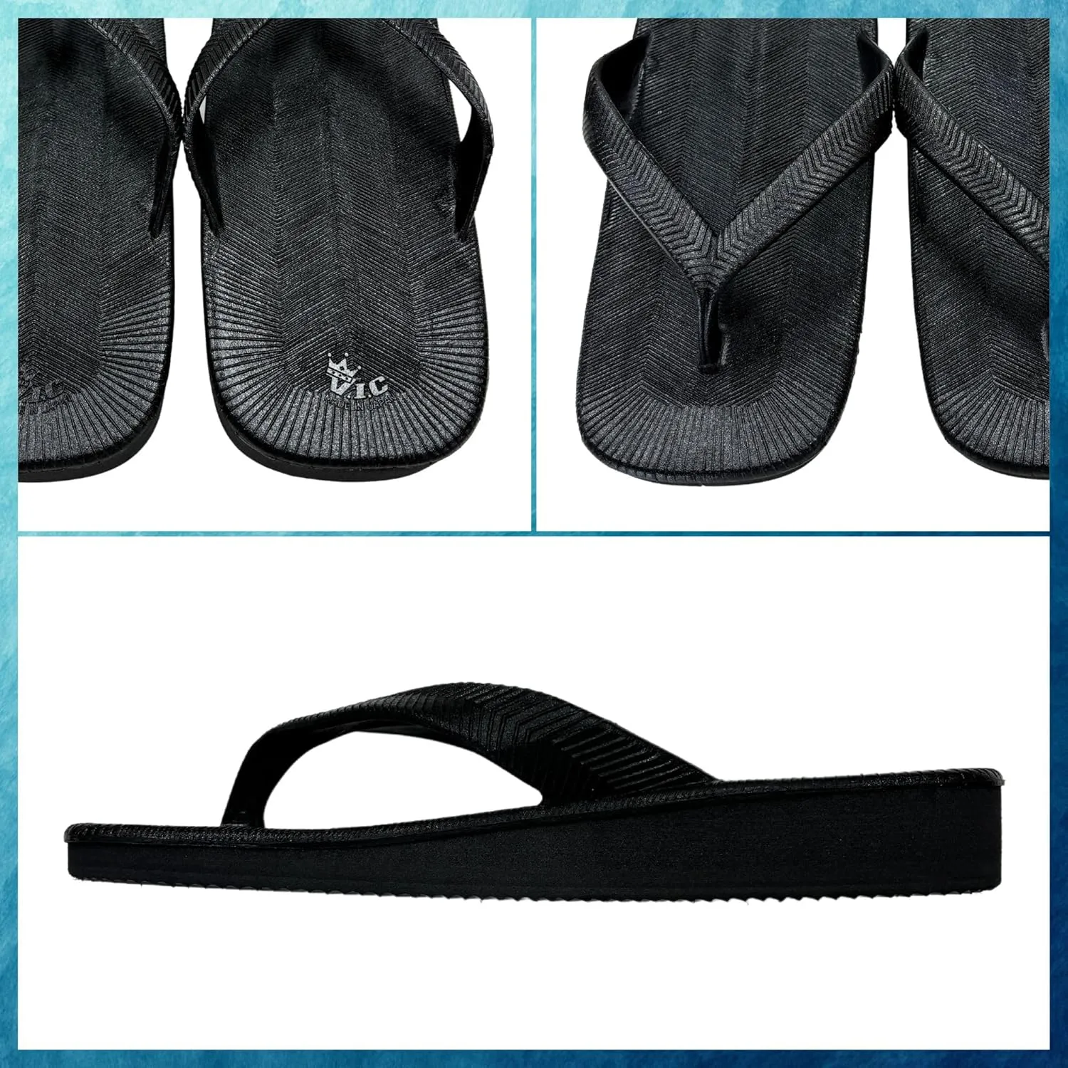 Traditional Japanese sandal Setta V.I.C × Shigi 603 Injection upper Sponge sole Fitting sandal Thong sandal Zori Men’s