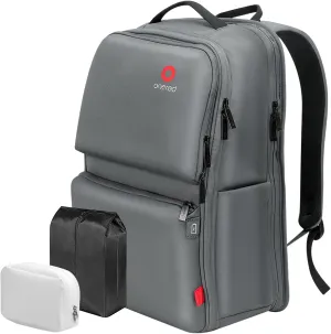 Travel Backpack, 40l Extra Large Travel Backpack For Men, Airline & Tsa Approved Carry On Luggage, College Backpacks For Women, Business 15.6 Inch Laptop Backpack - Gray