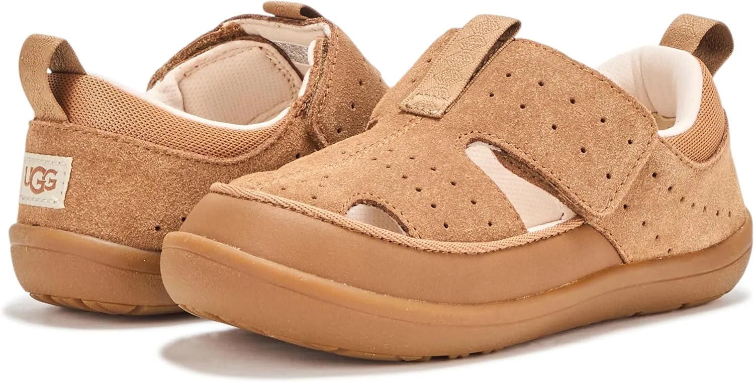 UGG Unisex-Child Kids T Adventurer Sandal, Pacific Blue, 12