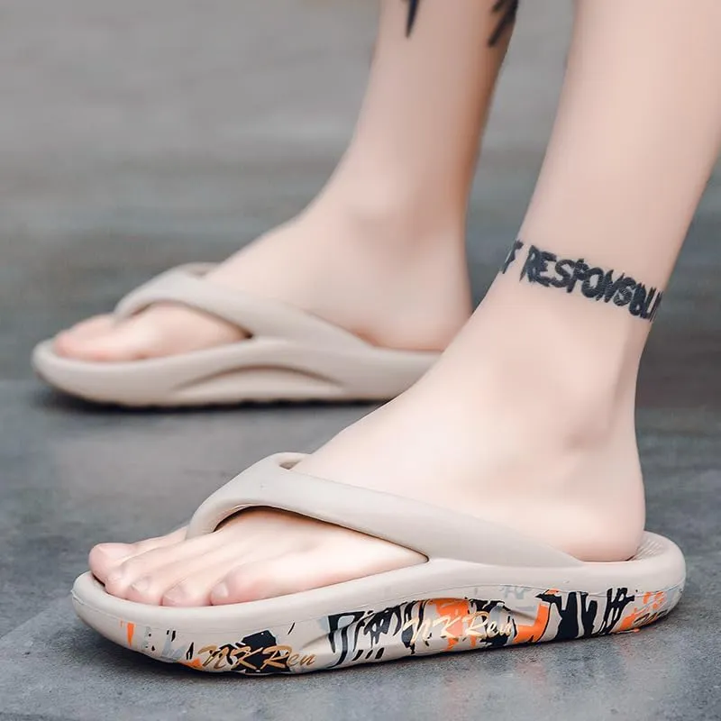 Unisex Flip Flops For Men Women Beach Sandals Flip-Flops outdoor indoor Slippers Water Pillow Cloud Non-Slip Slides For Adult