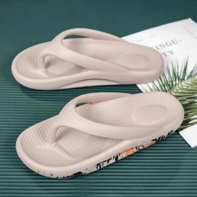 Unisex Flip Flops For Men Women Beach Sandals Flip-Flops outdoor indoor Slippers Water Pillow Cloud Non-Slip Slides For Adult