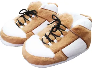 Unisex Warm Cosy Trendy Sneaker Slippers Comfy Kicks Non Slip Sole Indoor House Plush Slippers - One Size Fits Most