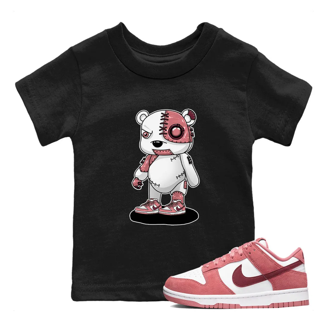 Valentines Day Cyborg Outstanding value Bear Sneaker 2024 Tees Intelligent Kids - SNRT Dunk